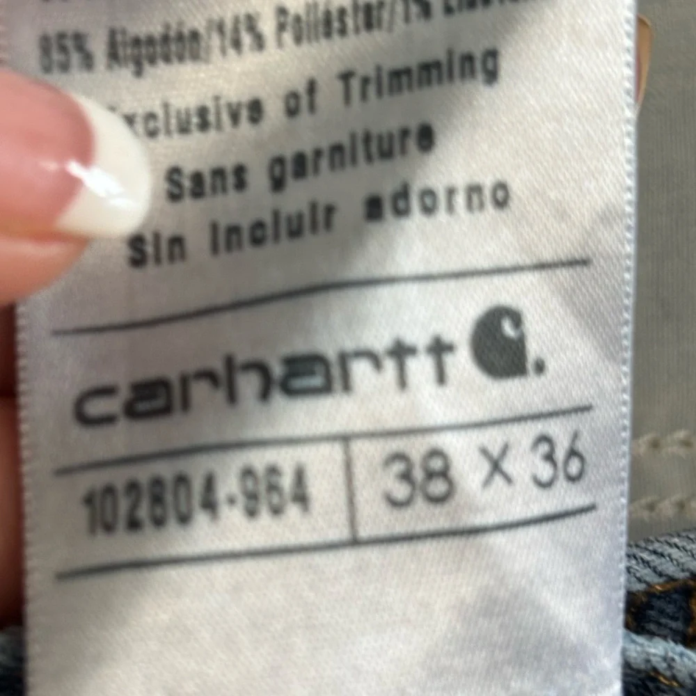 Carhartt Rugged Flex Series Relaxed Fit‎ Straight Jeans 38x36